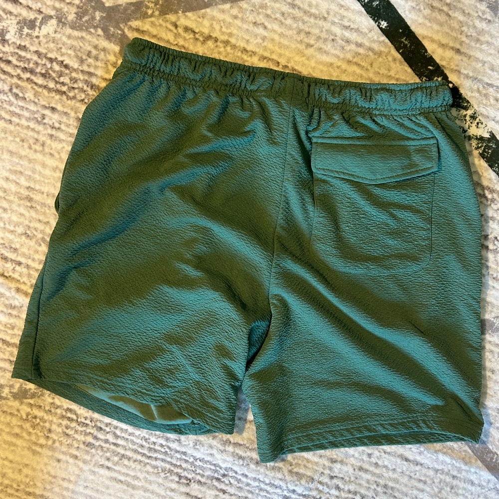 Fashion Nova Men's Teal Athletic Shorts